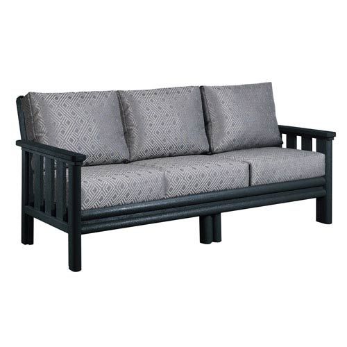 Stratford Sofa In Black Integrated Steel Sunbrella Cushions Cr Properly With Regard To Stratford Sofas (View 3 of 20)