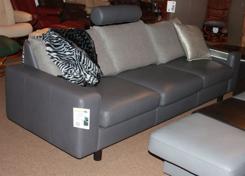 Stressless E200 Leather Ergonomic Sofa Couch With Separate Definitely With Ekornes Sectional Sofa (View 12 of 20)