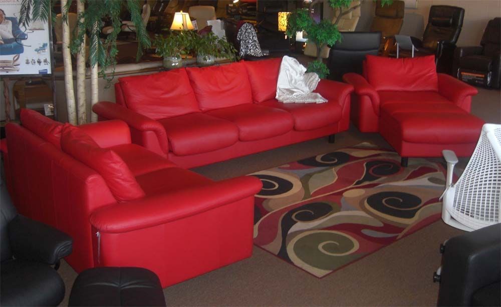 Stressless E300 Leather Ergonomic Sofa Couch With Separate Clearly Within Ergonomic Sofas And Chairs (Photo 18 of 20)