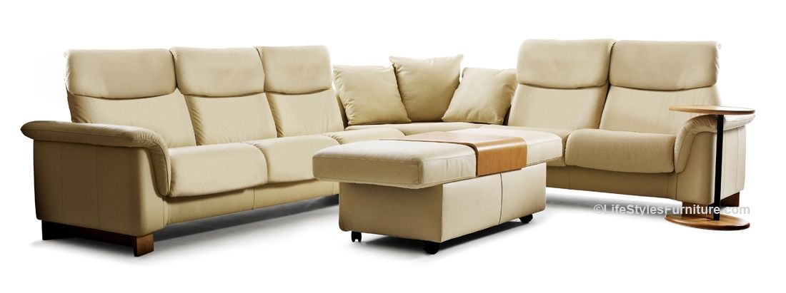 Stressless Paradise Sectional High Back Large Good Throughout Ekornes Sectional Sofa (View 7 of 20)