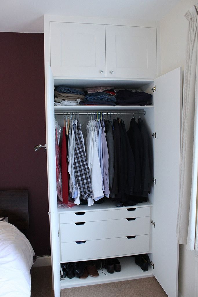 Featured Photo of 20 Inspirations Wardrobes with Drawers and Shelves