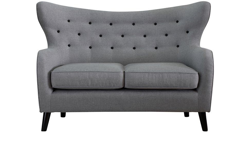 Wilfred Two Seater Sofa In Stone Grey Out And Out Original Certainly With Regard To Two Seater Sofas (View 7 of 20)