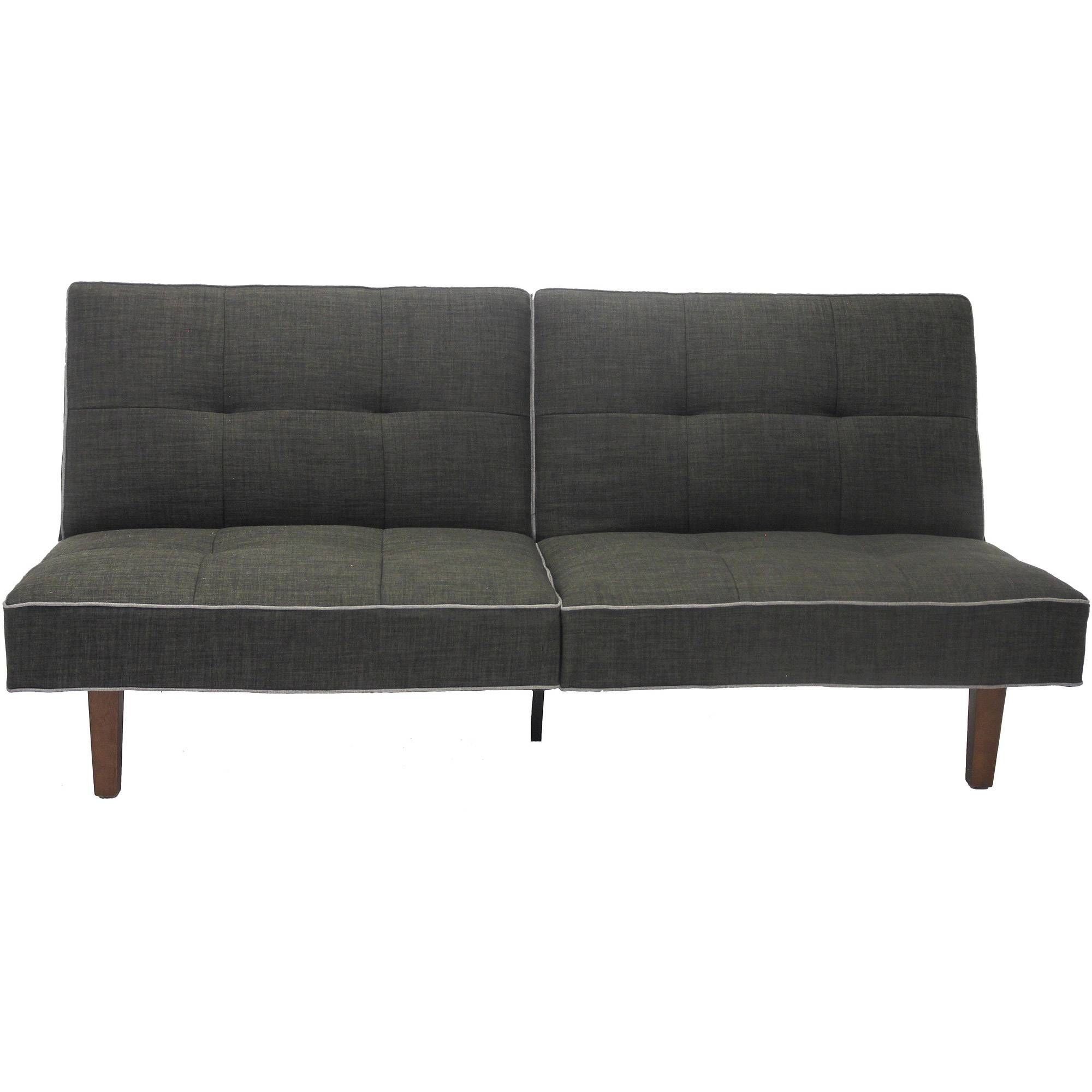 10 Spring Street Braxton Futon Sofa Bed – Walmart Pertaining To Wallmart Sofa (View 2 of 25)