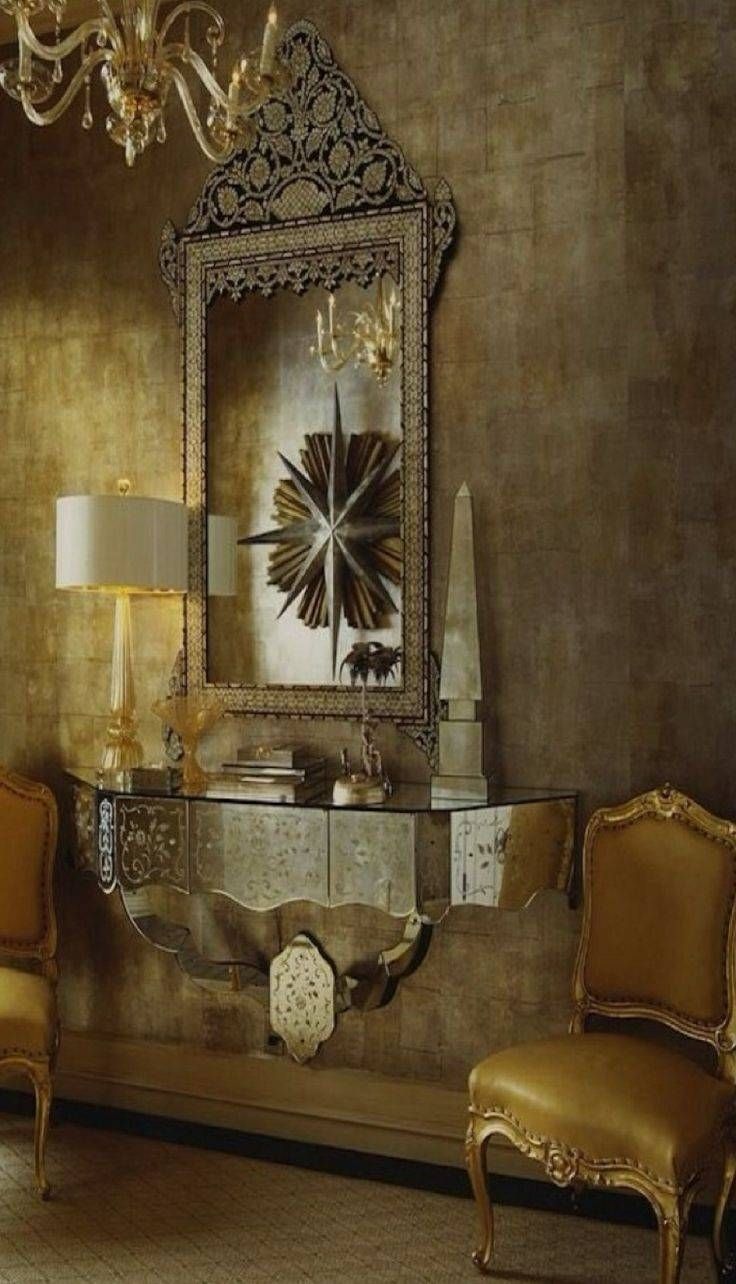 1166 Best Mirrors Images On Pinterest | Mirror Mirror, Mirrors And With Gold Venetian Mirrors (View 22 of 25)