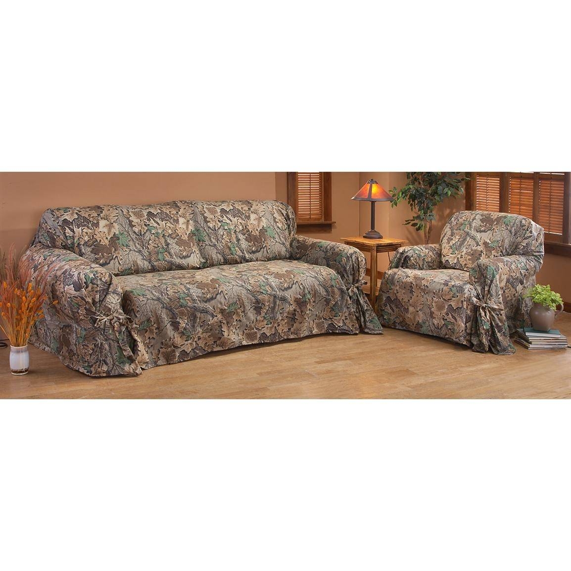 12 Photo Of Camo Sofa Cover Pertaining To Camo Sofa Cover (Photo 1 of 30)