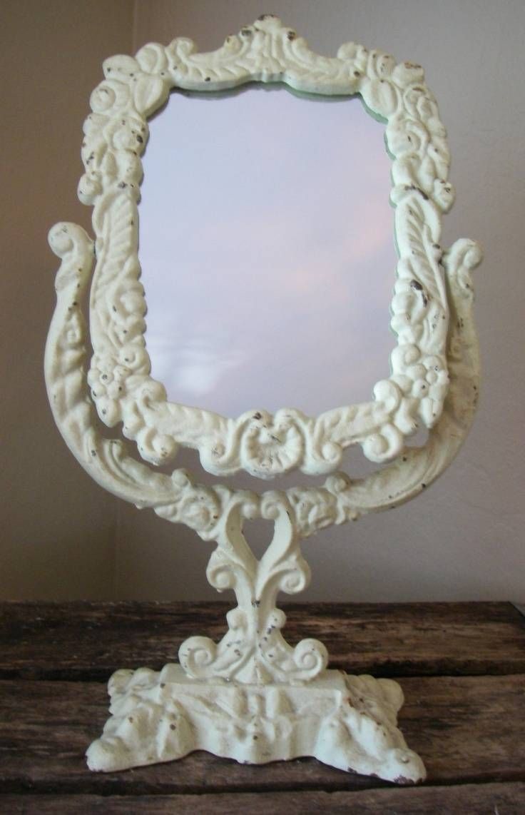 131 Best Vanity Make~up Table Dressing Table Images On Pinterest With Regard To Cream Vintage Mirrors (View 8 of 25)