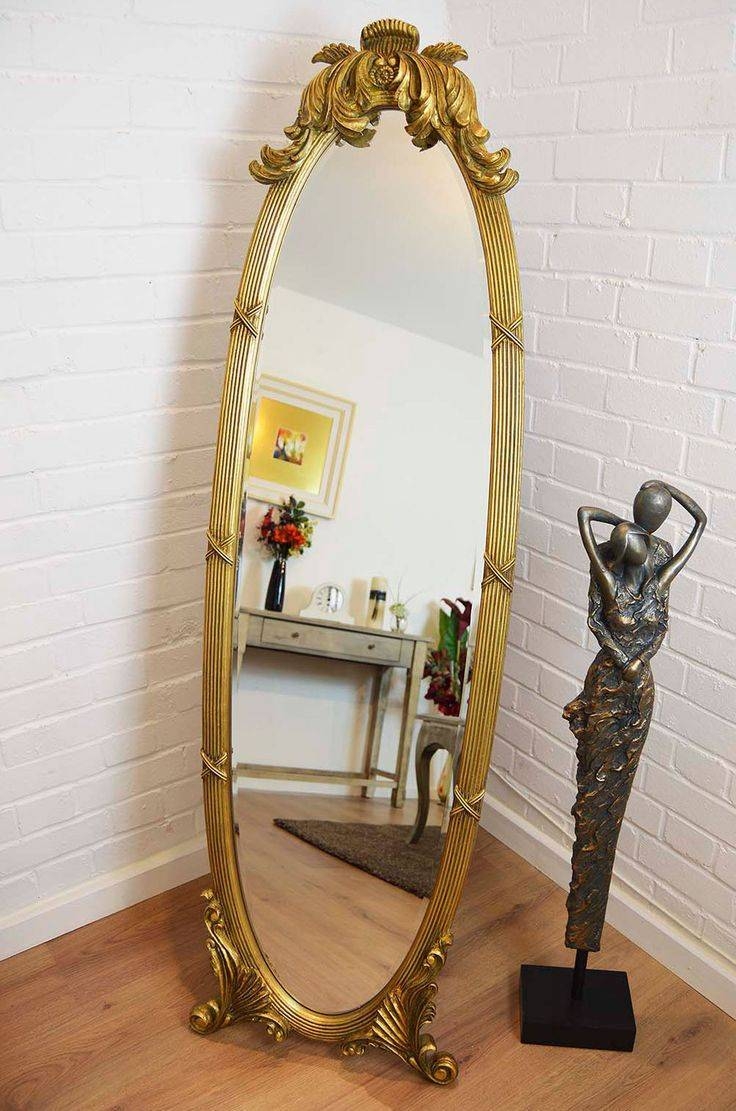 Featured Photo of 25 The Best Oval Freestanding Mirrors