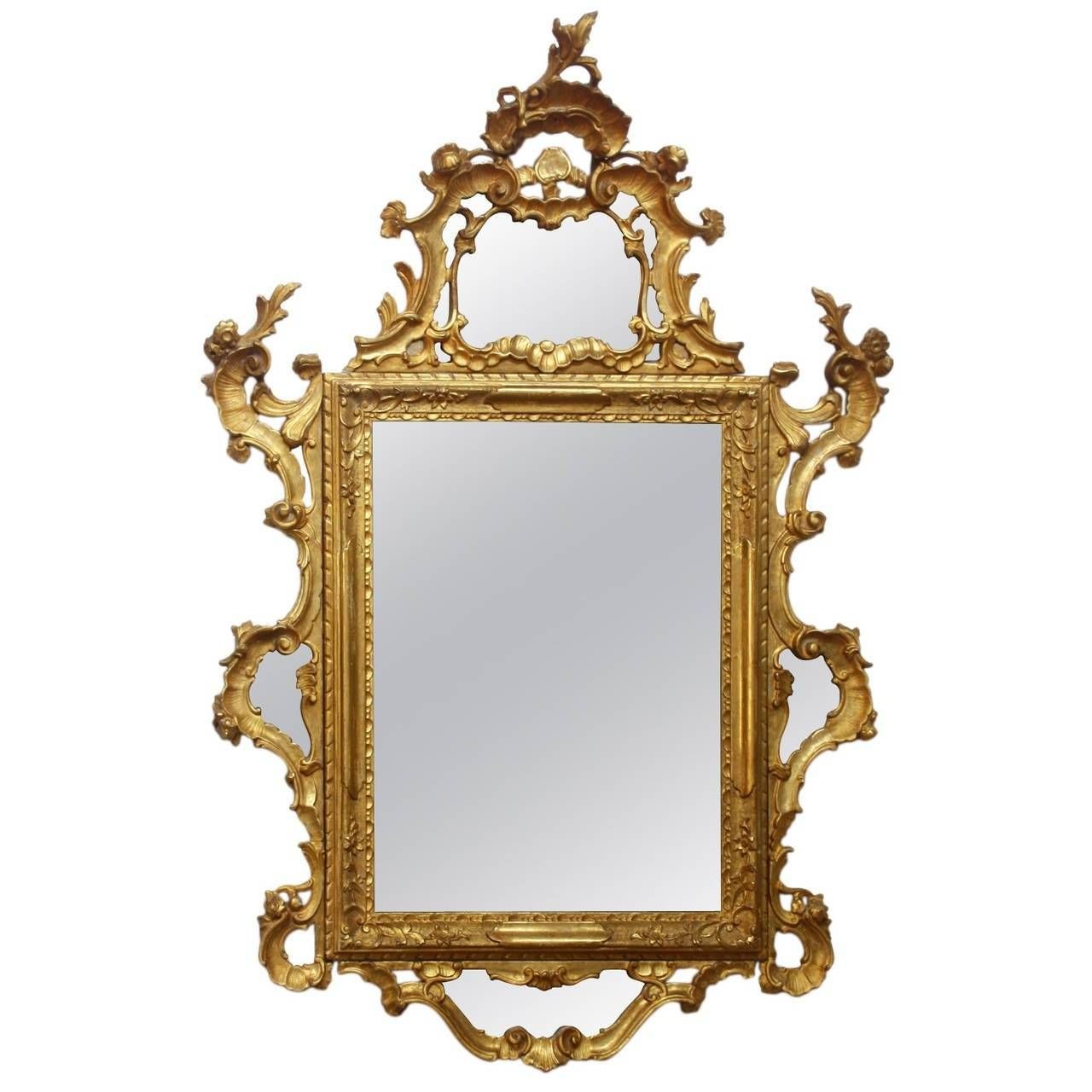 18th Century Italian Rococo Mirror At 1stdibs Regarding Rococo Mirrors (View 19 of 25)
