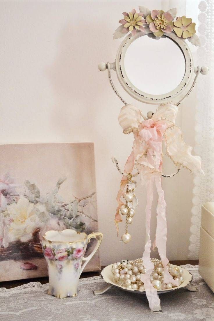192 Best Shabby Chic ~ Signs & Mirrors & Frames Images On Throughout Vintage Shabby Chic Mirrors (Photo 16 of 25)