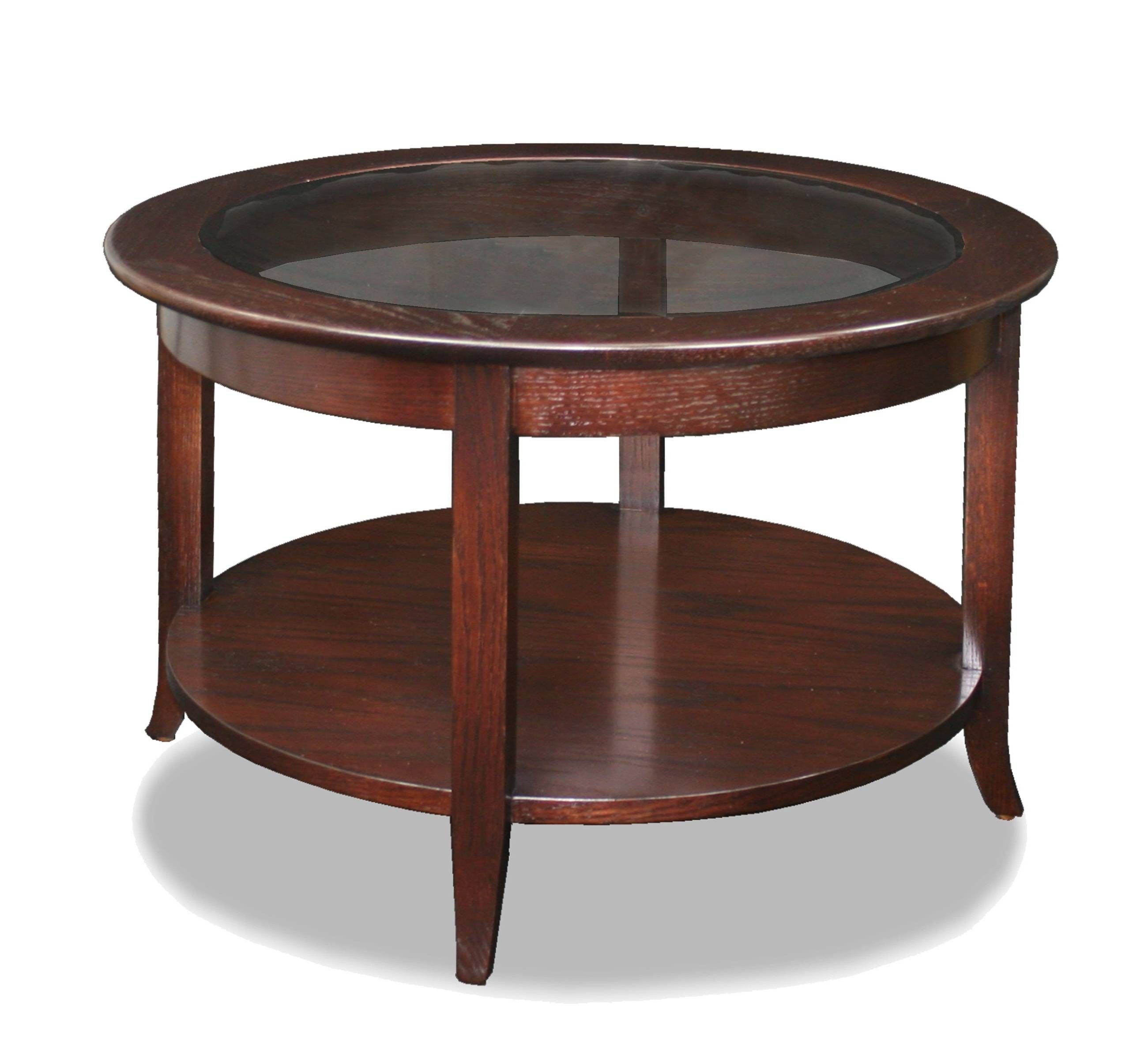 24 Round Wood Coffee Table | Coffee Tables Decoration For Round Glass And Wood Coffee Tables (Photo 3 of 30)