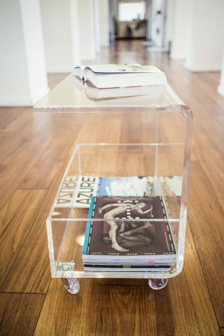 25+ Best Acrylic Coffee Tables Ideas On Pinterest | Acrylic Inside Coffee Tables With Magazine Storage (Photo 26 of 30)