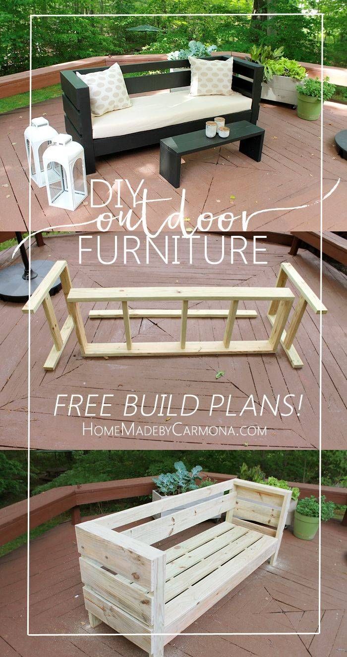 25+ Best Diy Outdoor Furniture Ideas On Pinterest | Outdoor Pertaining To Cheap Patio Sofas (View 28 of 30)