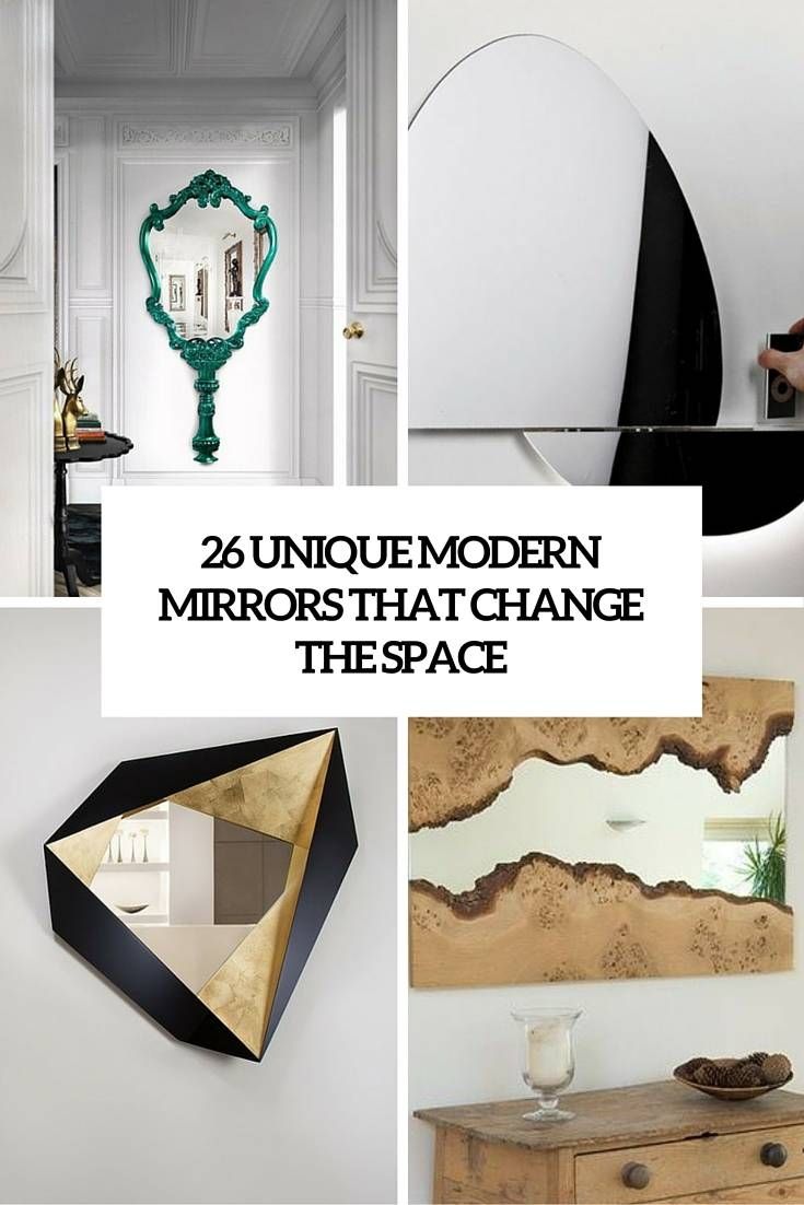 26 Unique Modern Mirrors That Completely Change The Space – Digsdigs For Unique Mirrors (View 16 of 25)