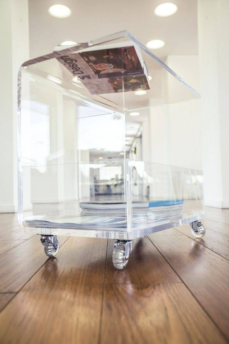262 Best Acrylic Furniture Images On Pinterest | Acrylic Furniture Inside Acrylic Coffee Tables With Magazine Rack (Photo 17 of 30)