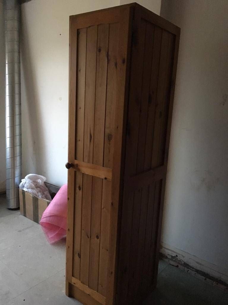 2door And Single Pine Wardrobes | In Southampton, Hampshire | Gumtree With Regard To Single Pine Wardrobes (Photo 10 of 15)