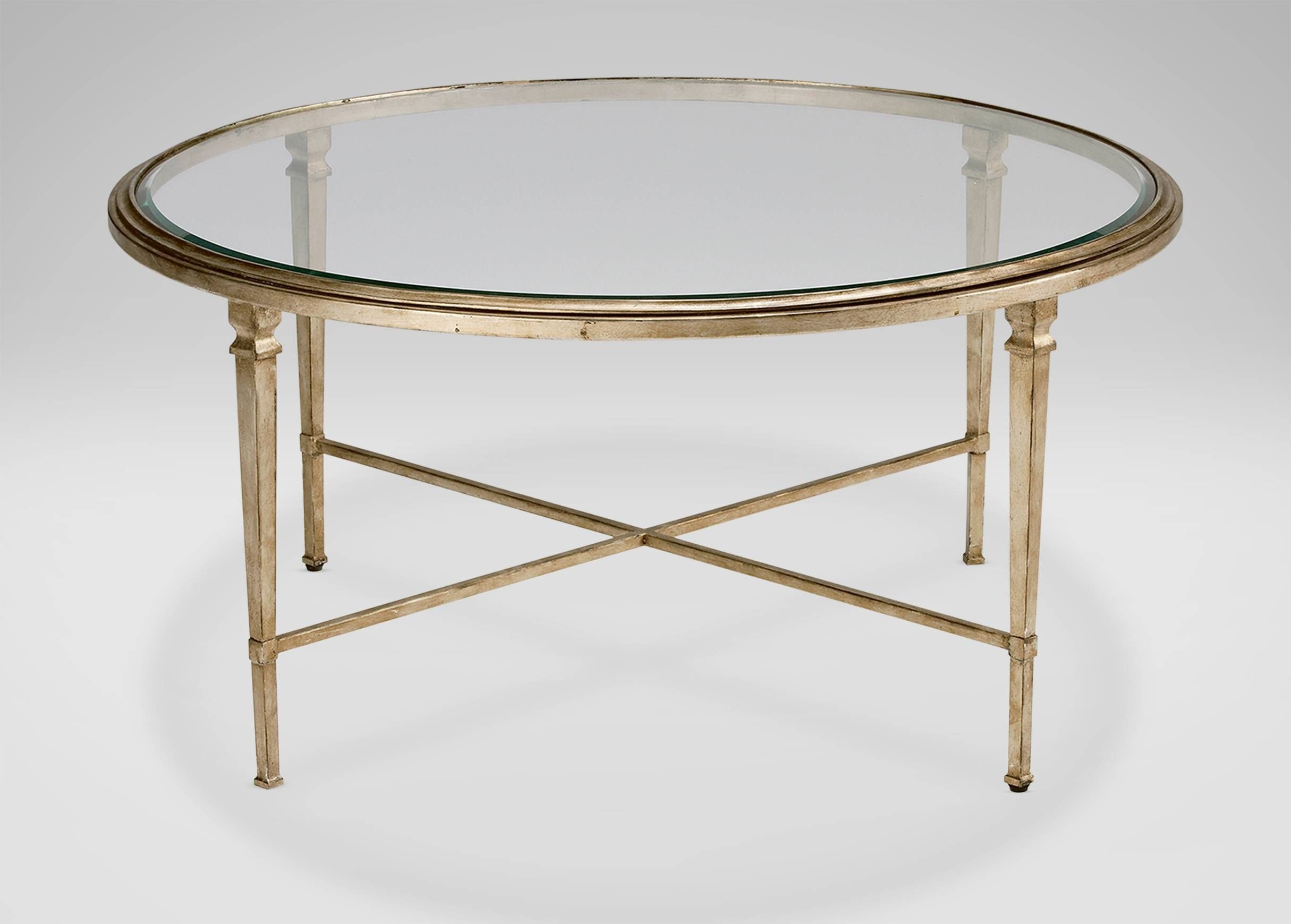 30 Inch Round Glass Top Coffee Table | Coffee Tables Decoration Intended For Circular Glass Coffee Tables (View 29 of 30)