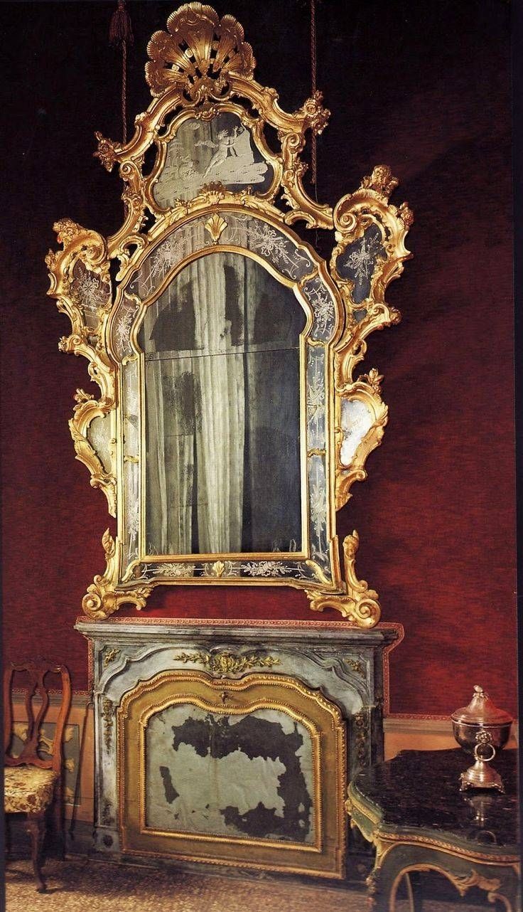 343 Best Ornate Mirrors Images On Pinterest | Mirror Mirror In Big Antique Mirrors (View 14 of 25)