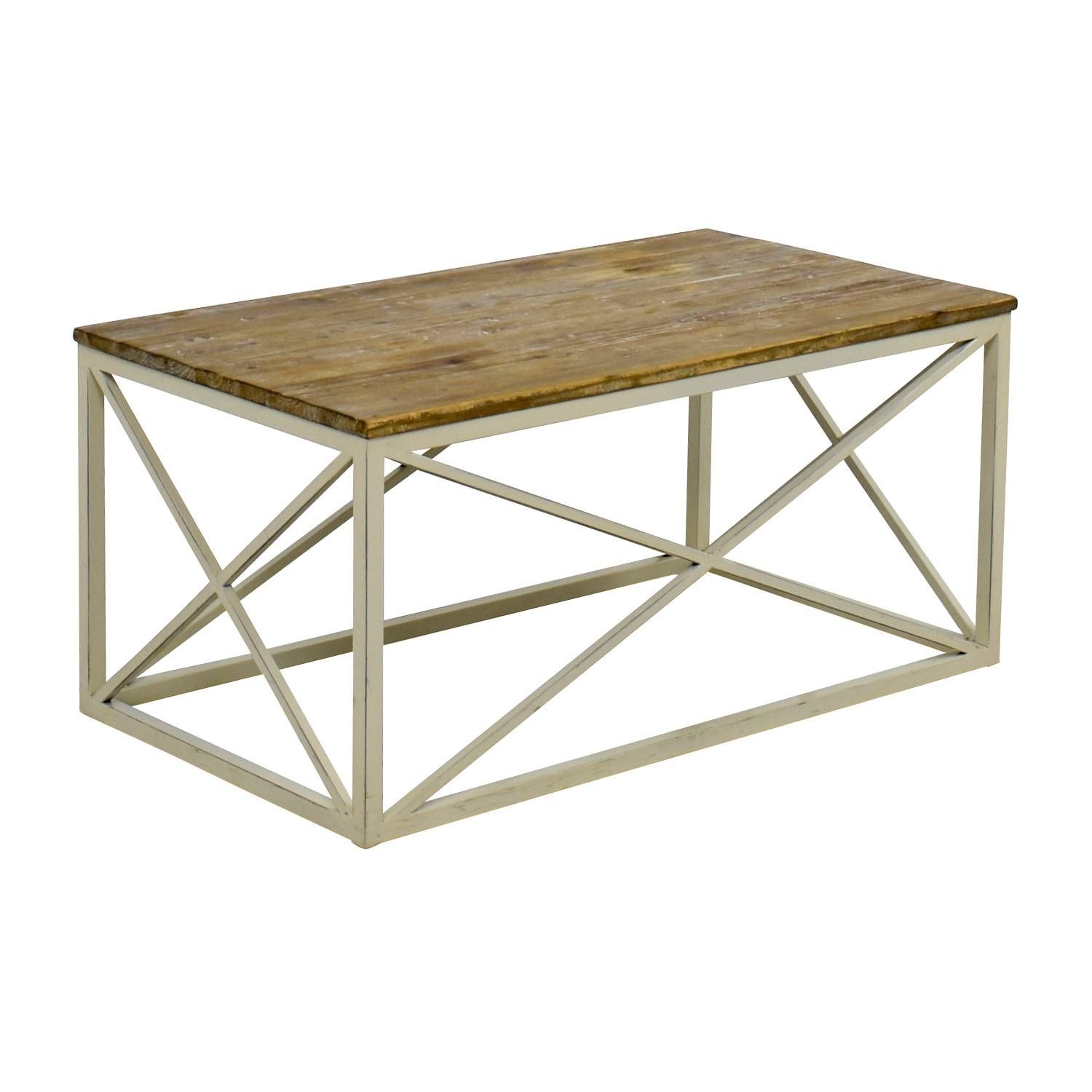 54% Off – Wayfair Wayfair Wooden And Metal Coffee Table / Tables In Metal Coffee Tables (View 30 of 30)