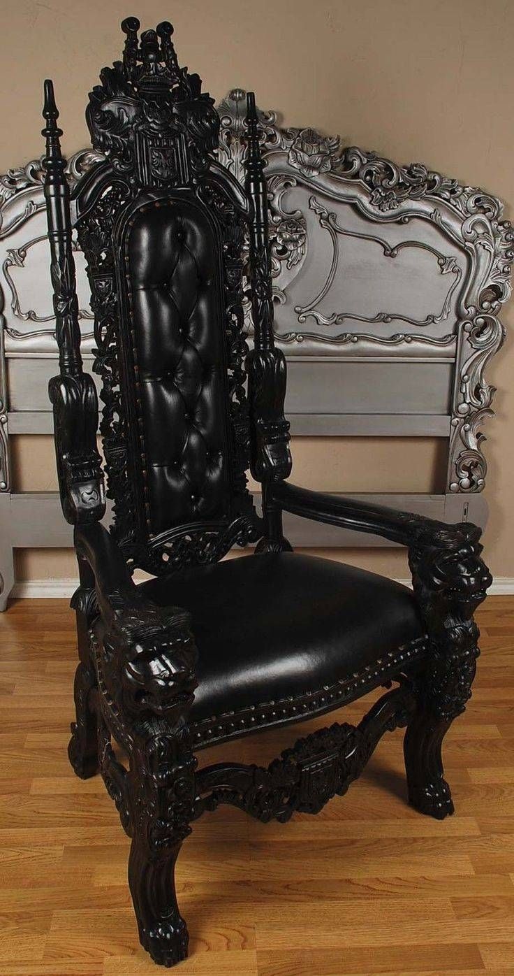 55 Best Throne Images On Pinterest | Gothic Furniture, Chairs And Pertaining To Gothic Sofas (View 15 of 30)