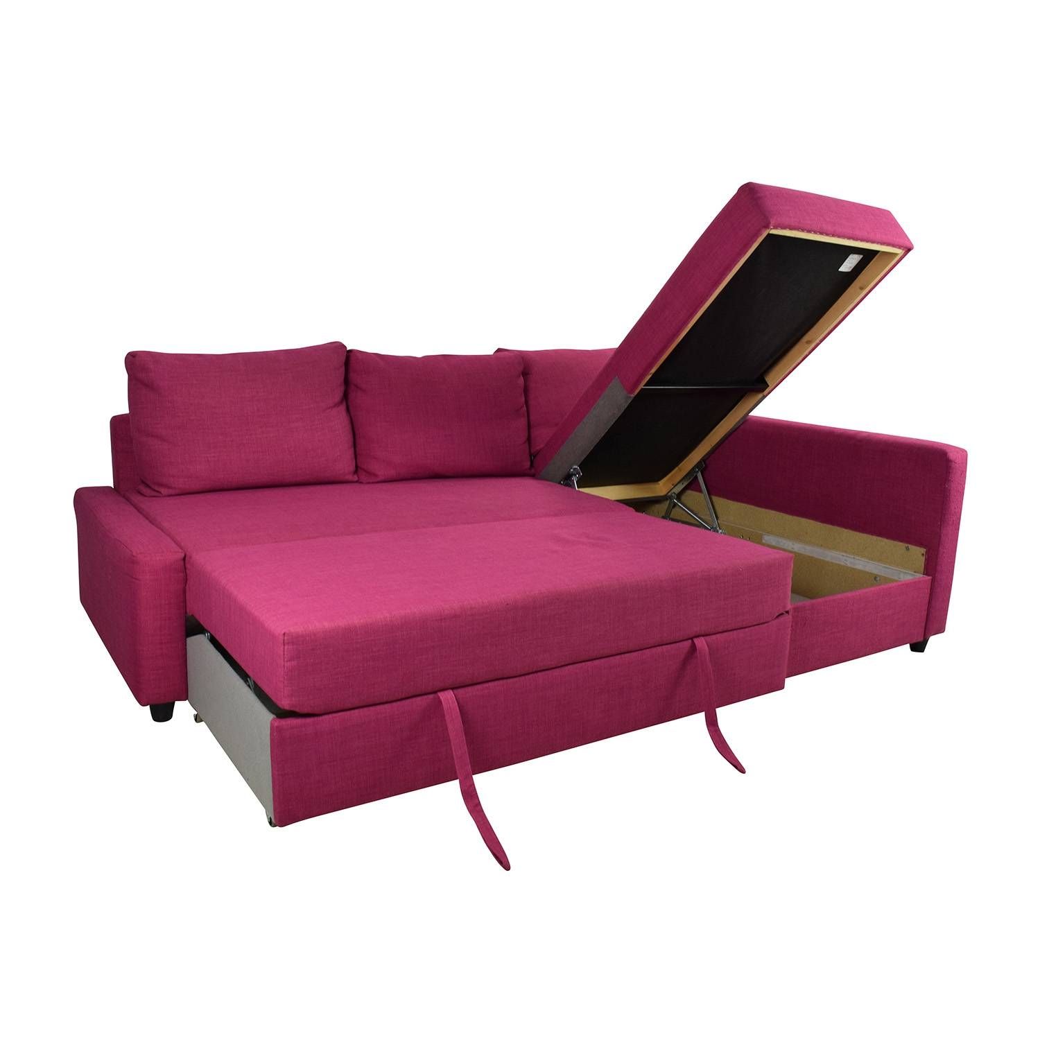 66% Off – Ikea Ikea Friheten Pink Sleeper Sofa / Sofas With Ikea Sleeper Sofa Sectional (View 20 of 25)