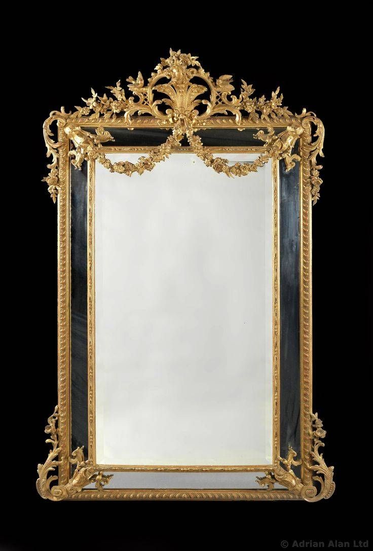 862 Best Mirrors & Frames Images On Pinterest | Mirror Mirror With Regard To Gold Antique Mirrors (Photo 14 of 25)