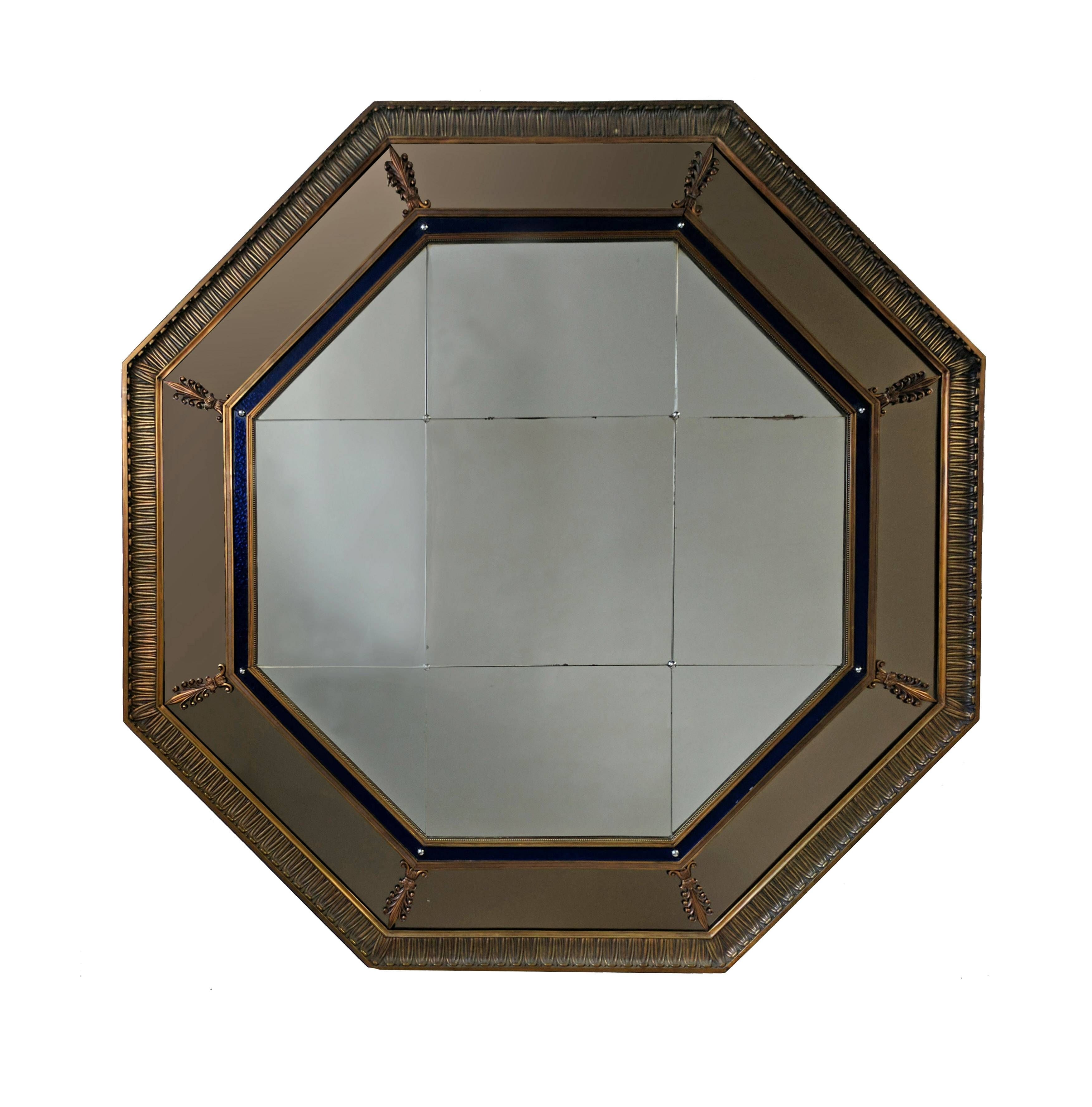 A Large Octagonal Art Deco Mirror From Ss Duchess Of Bedford In Art Deco Mirrors (View 14 of 25)