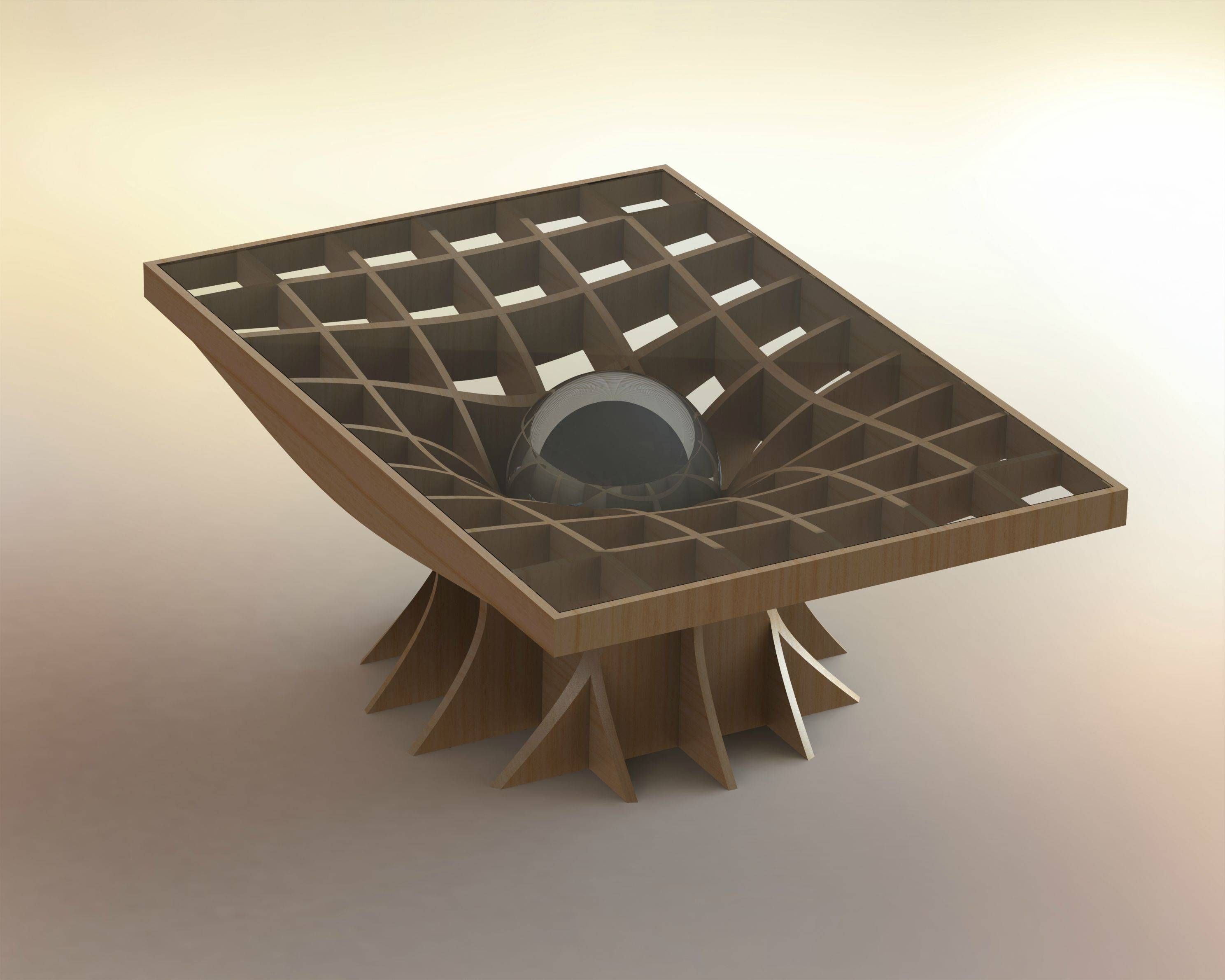 A Physics Inspired Coffee Table Within Space Coffee Tables (View 8 of 30)