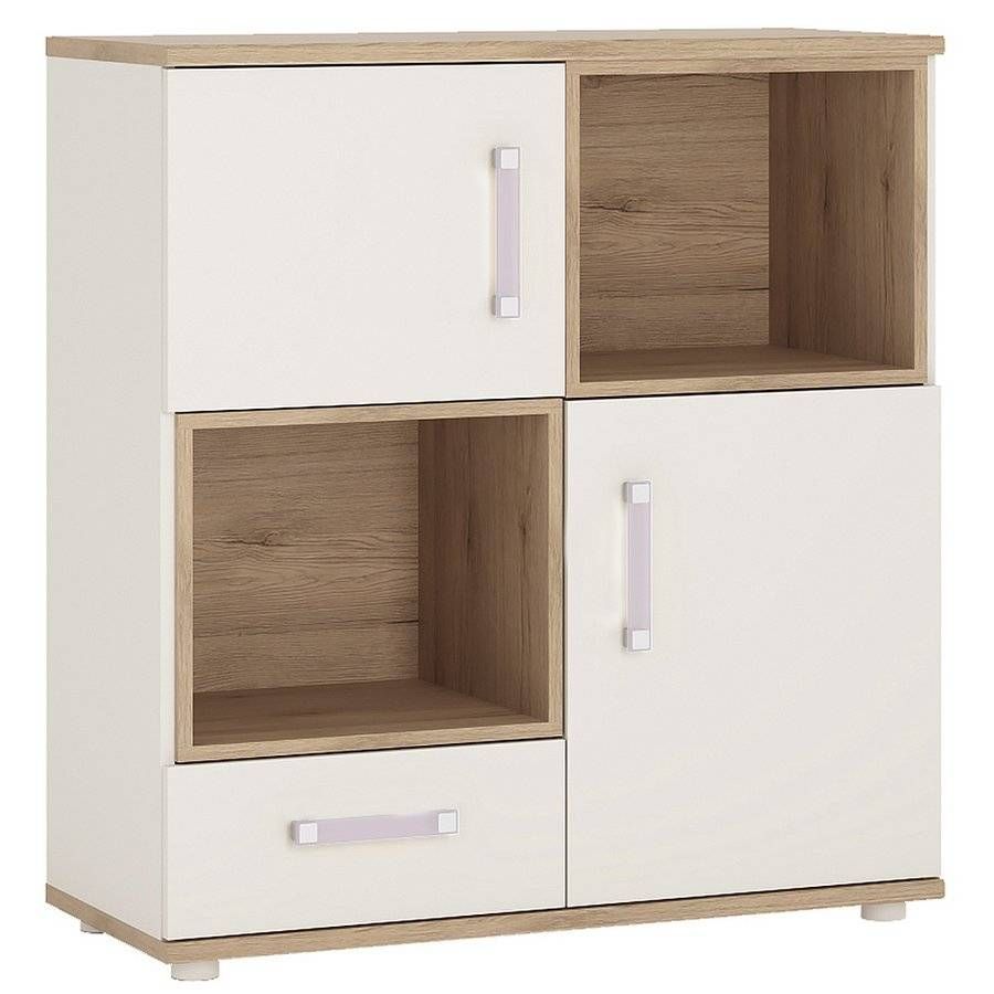 Abdabs Furniture – 4 Kids 2 Door 1 Drawer Cupboard With 2 Open Shelves Intended For 2 Door Wardrobe With Drawers And Shelves (View 14 of 30)