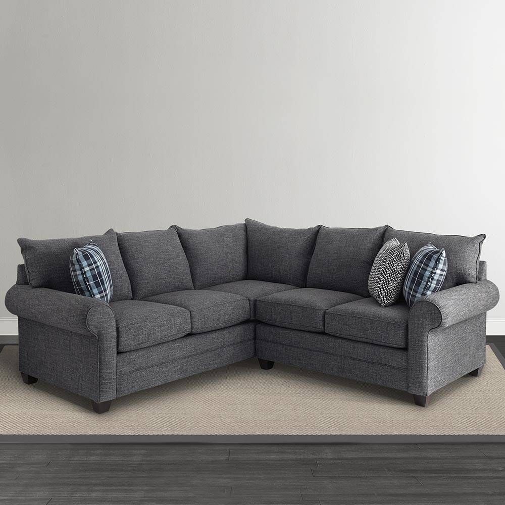 Alex L Shaped Sectional Sofa | Living Room | Bassett Furniture Within L Shaped Sectional Sleeper Sofa (Photo 3 of 25)