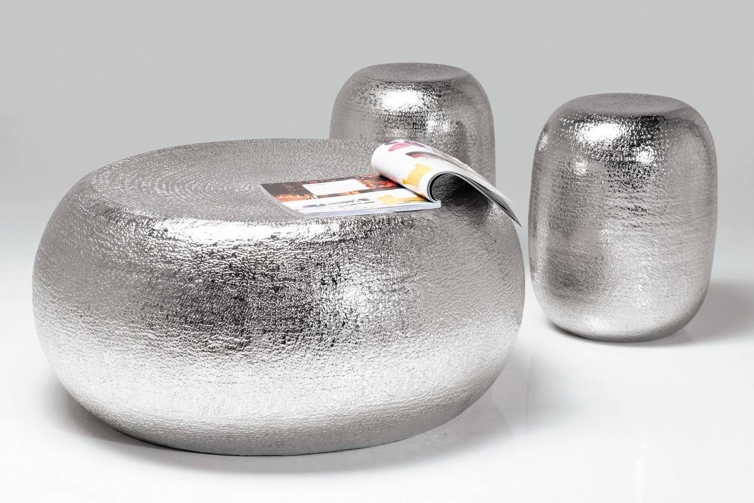 Aluminium Stool / Coffee Table Anticokare Design In Aluminium Coffee Tables (View 18 of 30)
