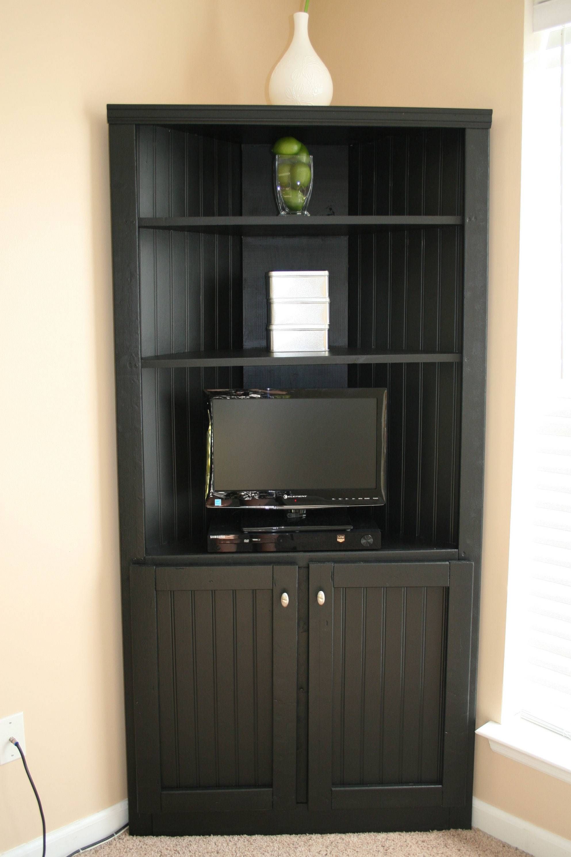 Ana White | Corner Cabinet Storage Shelf – Diy Projects With Regard To Corner Sideboard Units (Photo 13 of 30)