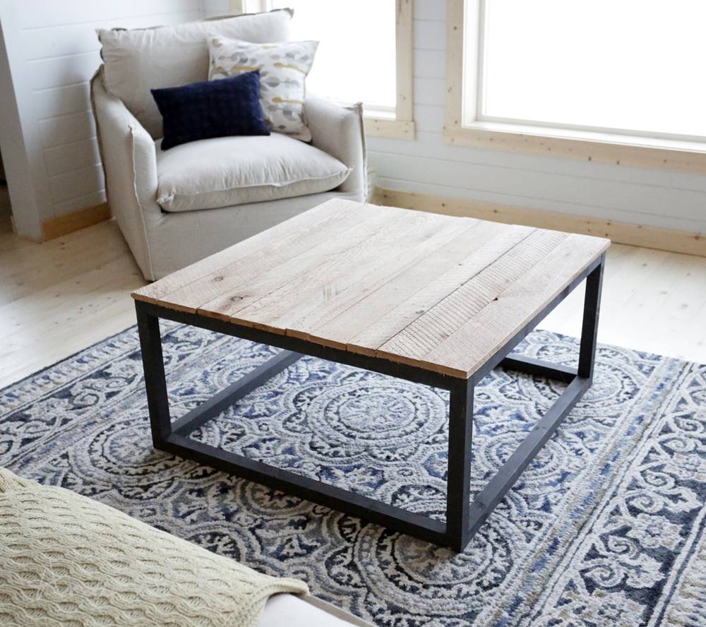 Ana White | Industrial Style Coffee Table As Seen On Diy Network Throughout Coffee Table Industrial Style (Photo 1 of 30)