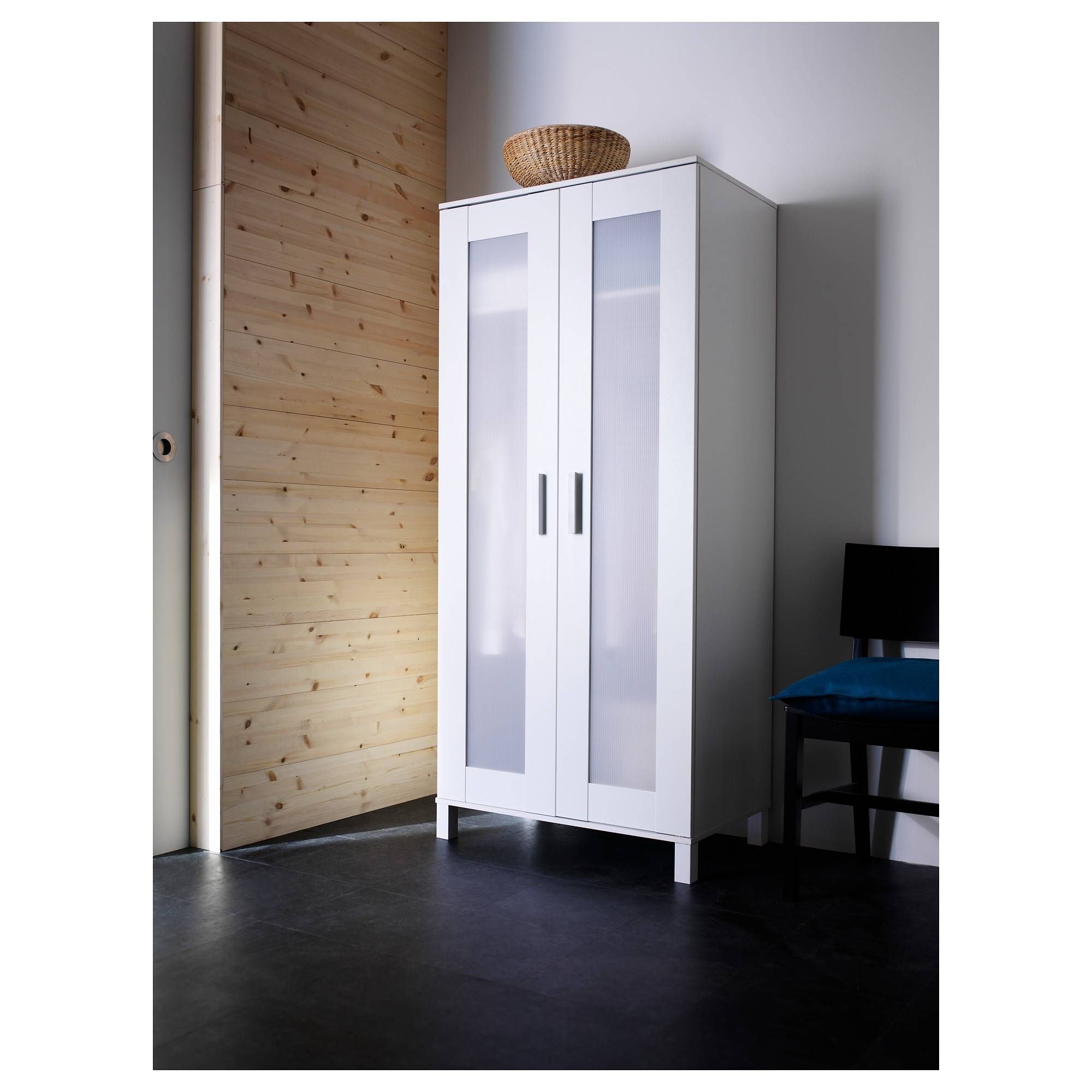 Aneboda Wardrobe White 81x180 Cm – Ikea For Single White Wardrobes (View 8 of 15)