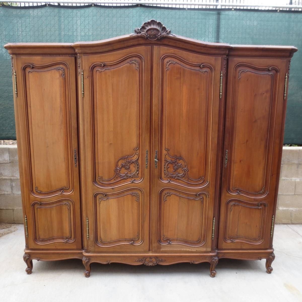 Antique Armoires And Antique Wardrobes With Antique Wardrobes (Photo 8 of 15)
