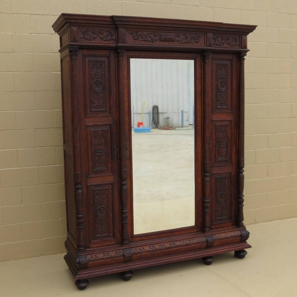 Antique Armoires, Antique Wardrobes, And Antique Furniture From For Antique Wardrobes (Photo 3 of 15)