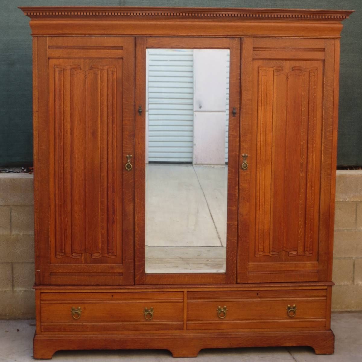 Antique Armoires, Antique Wardrobes, And Antique Furniture From For Antique Wardrobes (Photo 2 of 15)