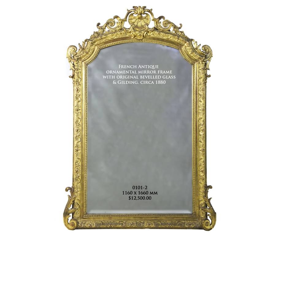 Antique Mirrors Melbourne | French Antique Mirrors >> Giltwood Throughout Reproduction Antique Mirrors (Photo 1 of 25)