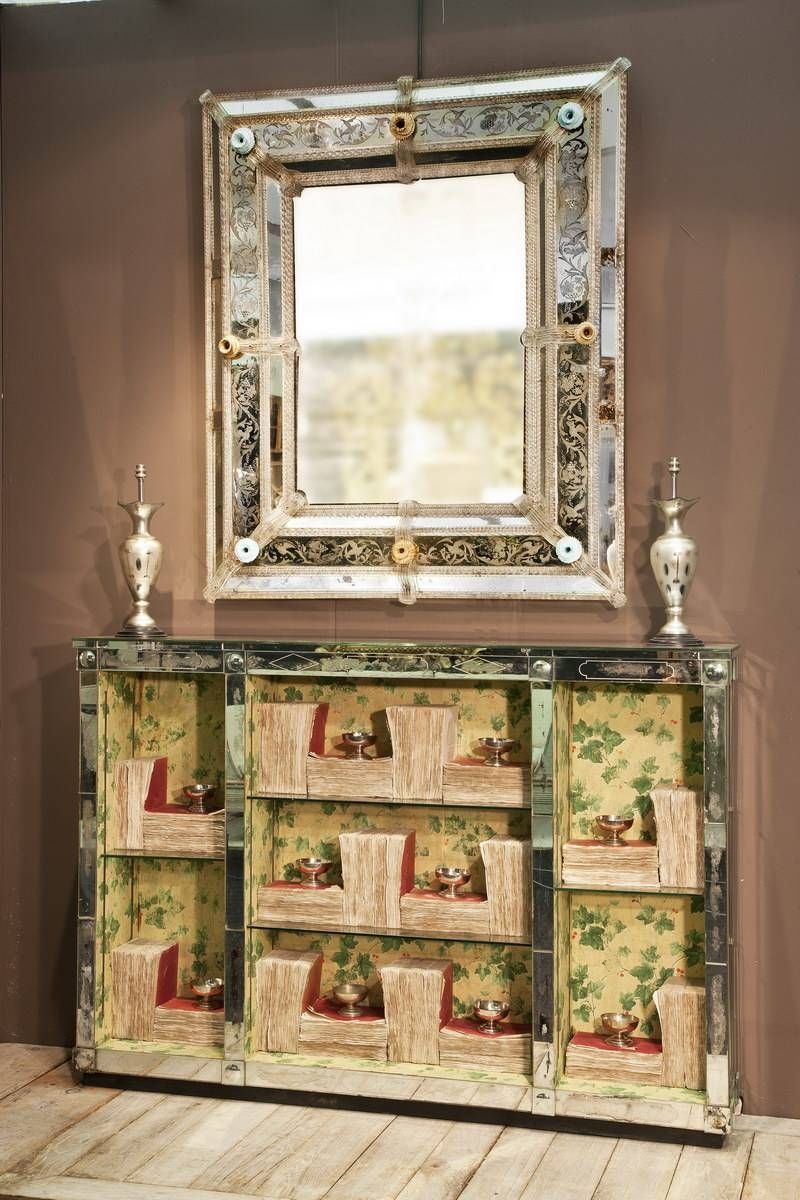 Antique Venetian Mirror | Mirrors & Frames | The Decorative Fair Inside Venetian Antique Mirrors (View 6 of 25)