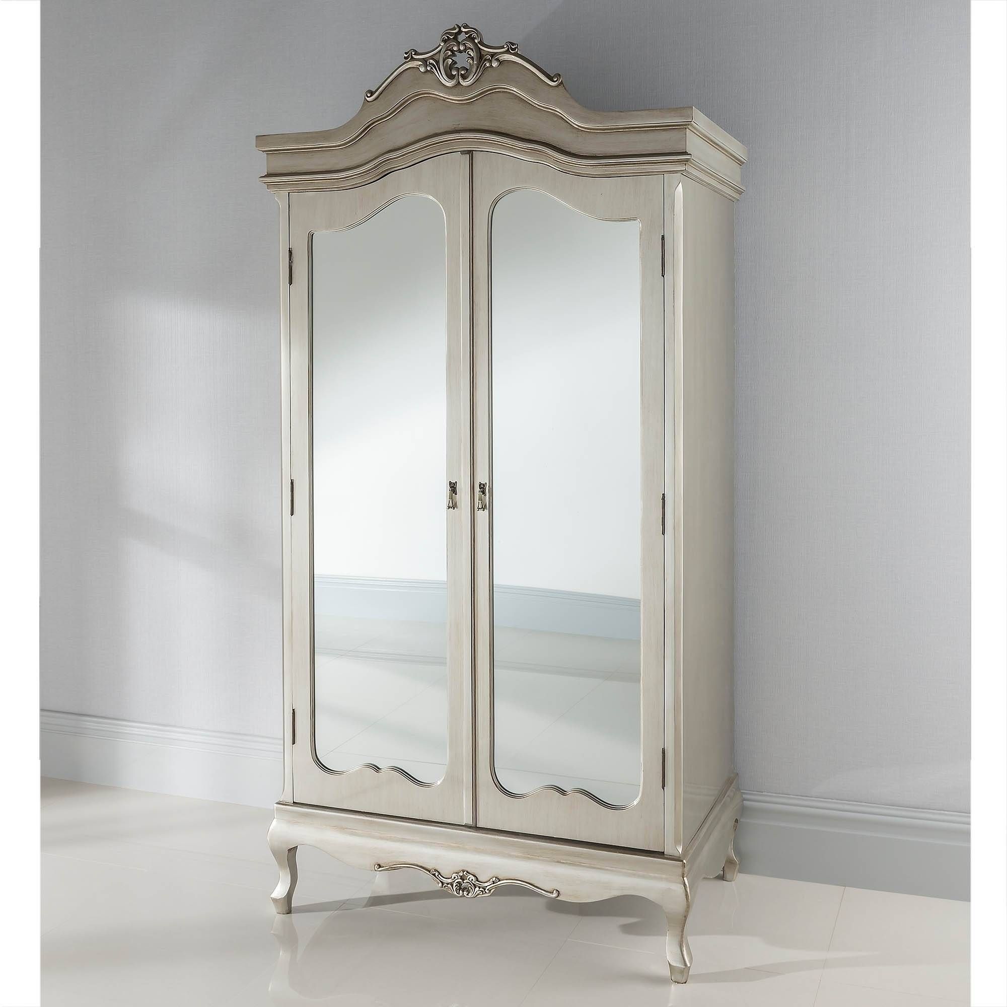 Argente Mirrored Wardrobe | Venetian Glass Furniture For Venetian Glass Wardrobes (View 3 of 15)