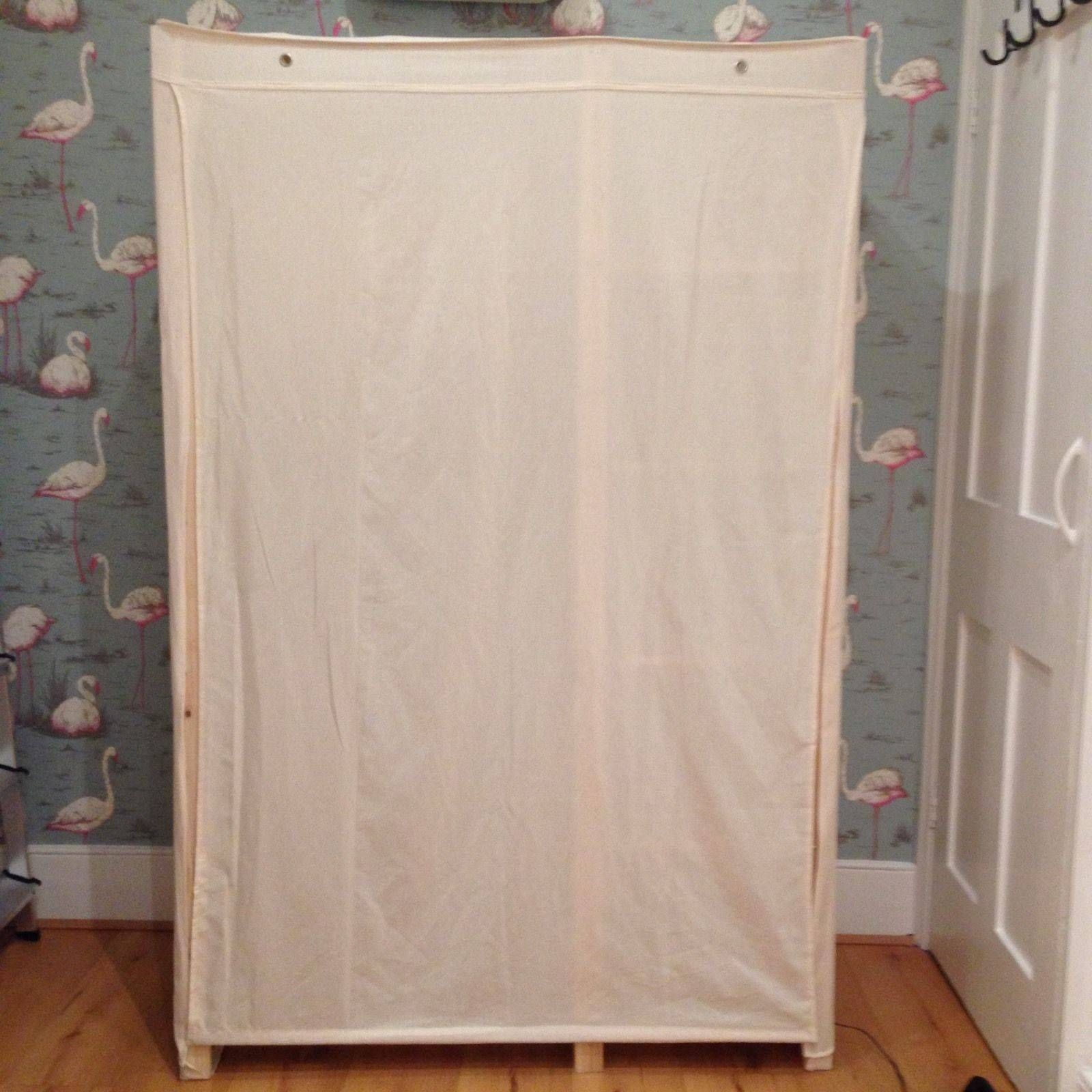 Argos Canvas Double Wardrobe And Shelving Unit • £ (View 16 of 30)