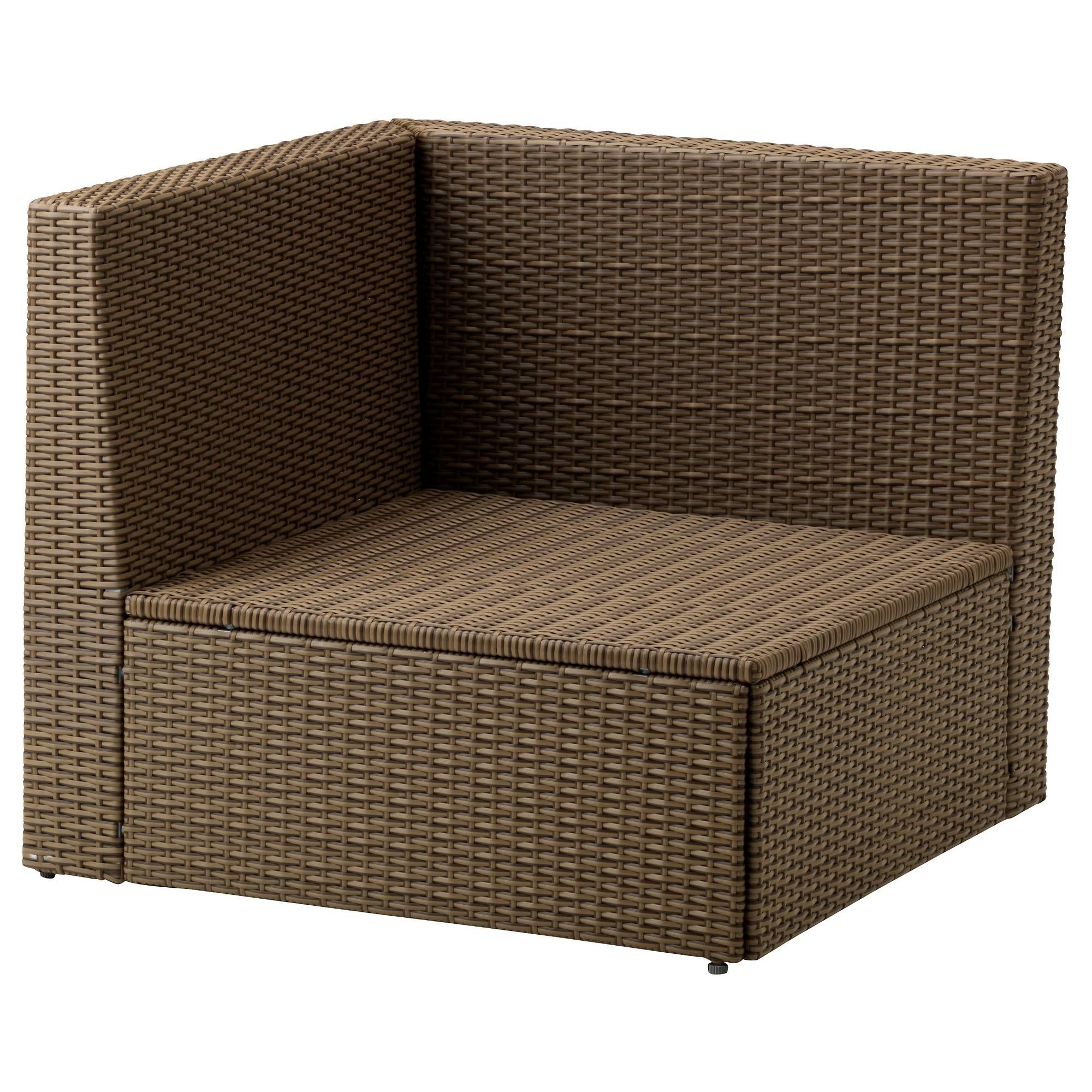 Arholma Corner Section, Outdoor Brown – Ikea Within Sofa Chairs Ikea (View 19 of 30)
