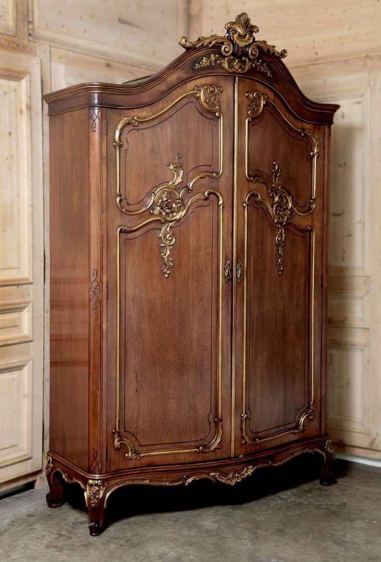 Armoire: Best Antique Armoire Design Antique French Armoire Within French Antique Wardrobes (View 3 of 15)