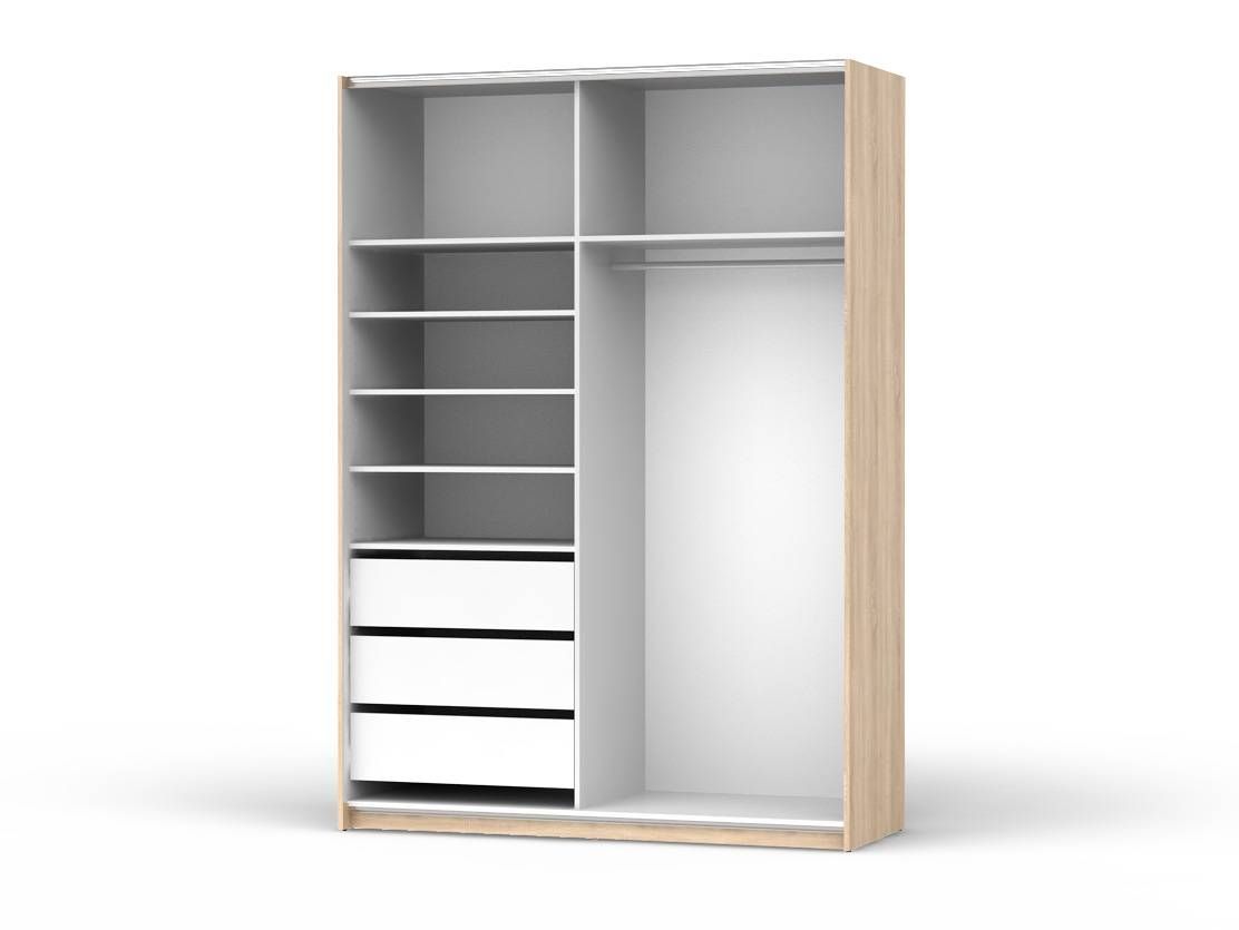 Featured Photo of Top 30 of Wardrobe with Drawers and Shelves