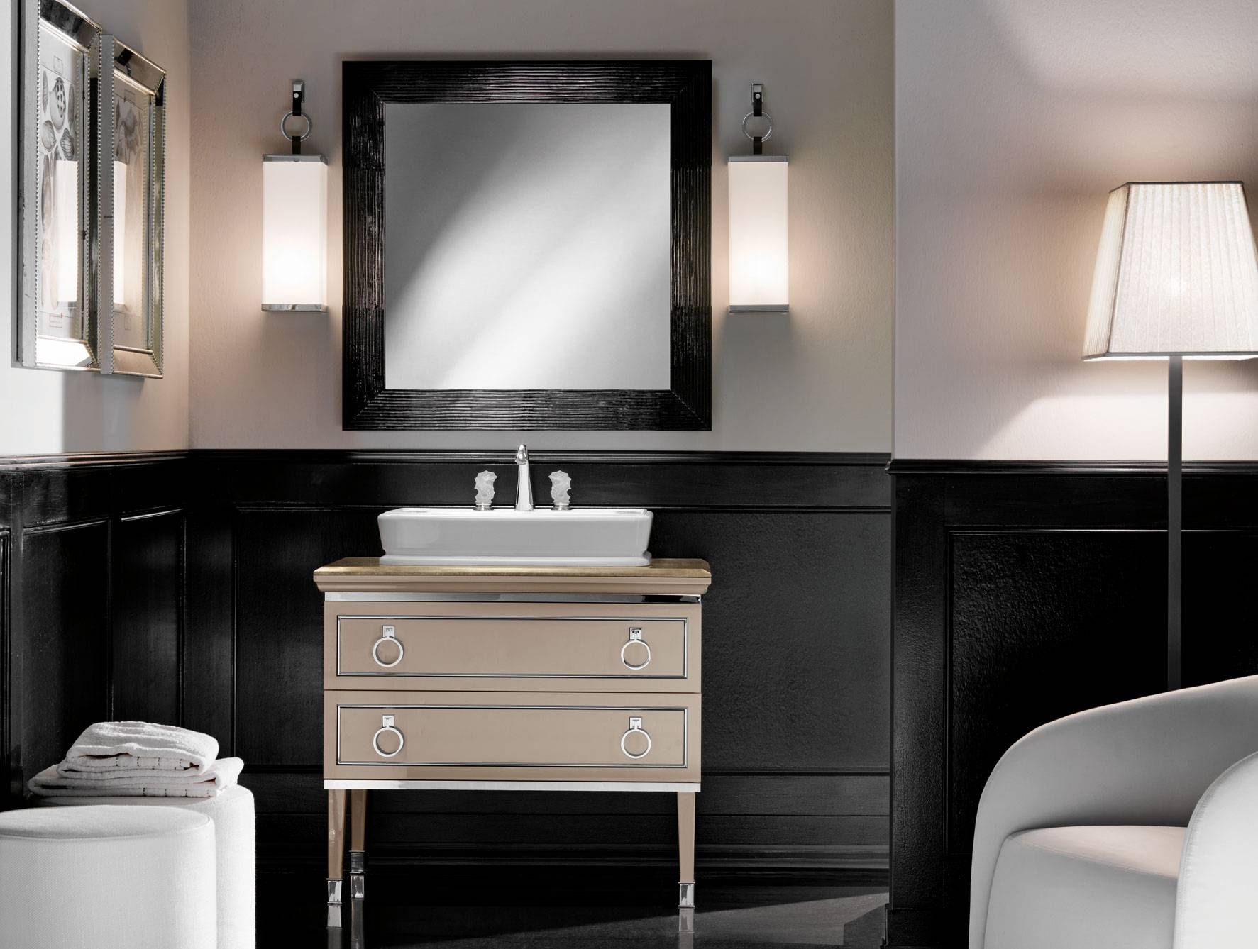 Art Deco Bathroom Mirror – Harpsounds.co Intended For Art Deco Style Bathroom Mirrors (Photo 4 of 25)