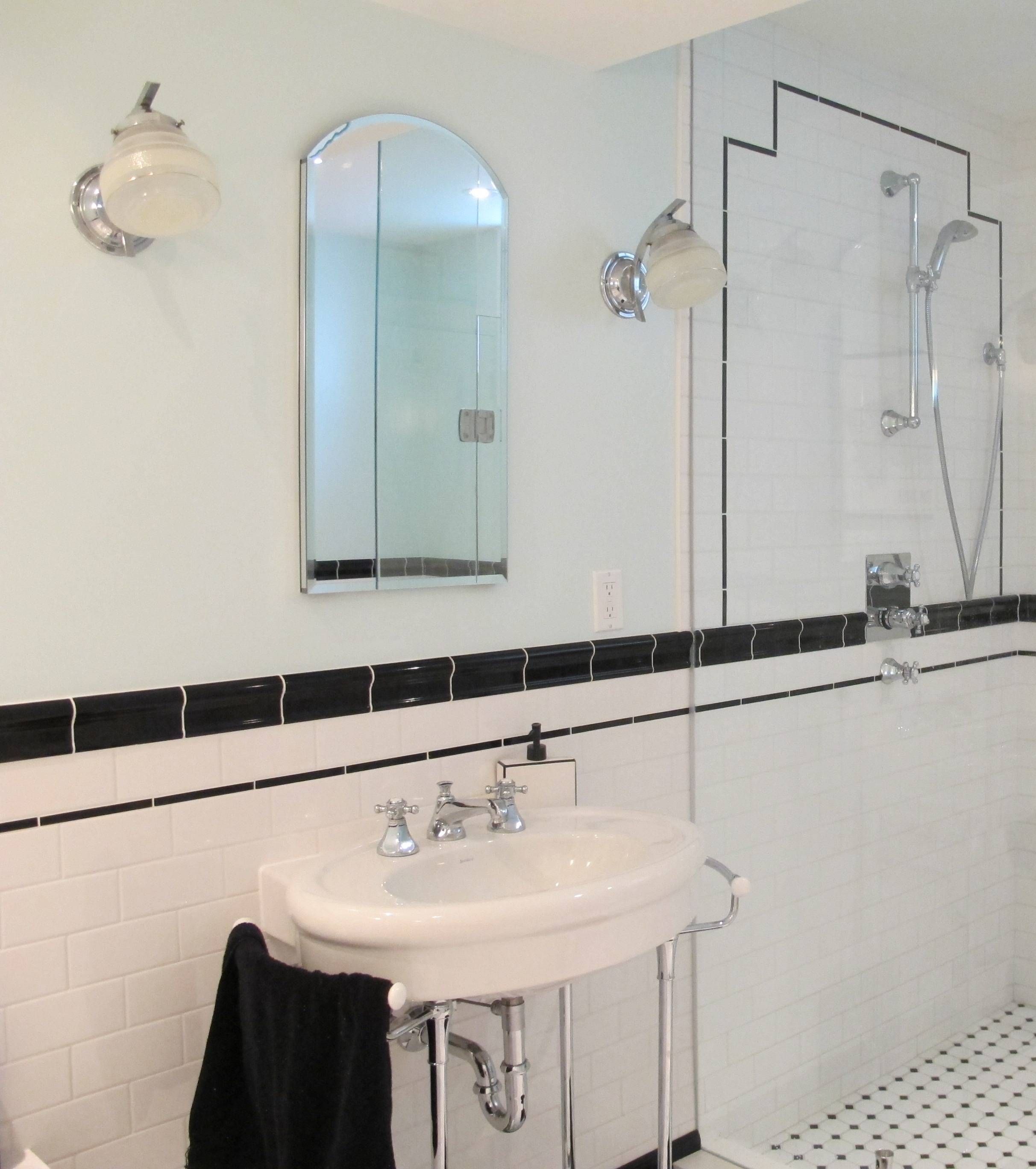 Art Deco Bathroom Mirror – Harpsounds.co Throughout Art Deco Style Bathroom Mirrors (Photo 2 of 25)
