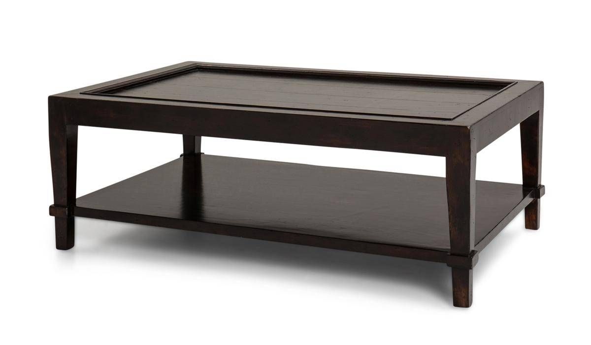 Arturo Coffee Table, Dark Walnut Finish | Weir's Furniture With Regard To Dark Coffee Tables (View 24 of 30)