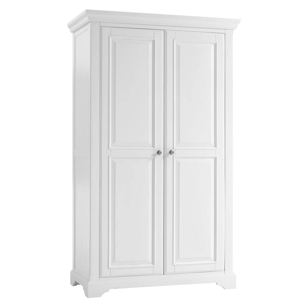 Aspen White Double Full Length Wardrobe Including Free Delivery Intended For White Double Wardrobes (View 1 of 15)