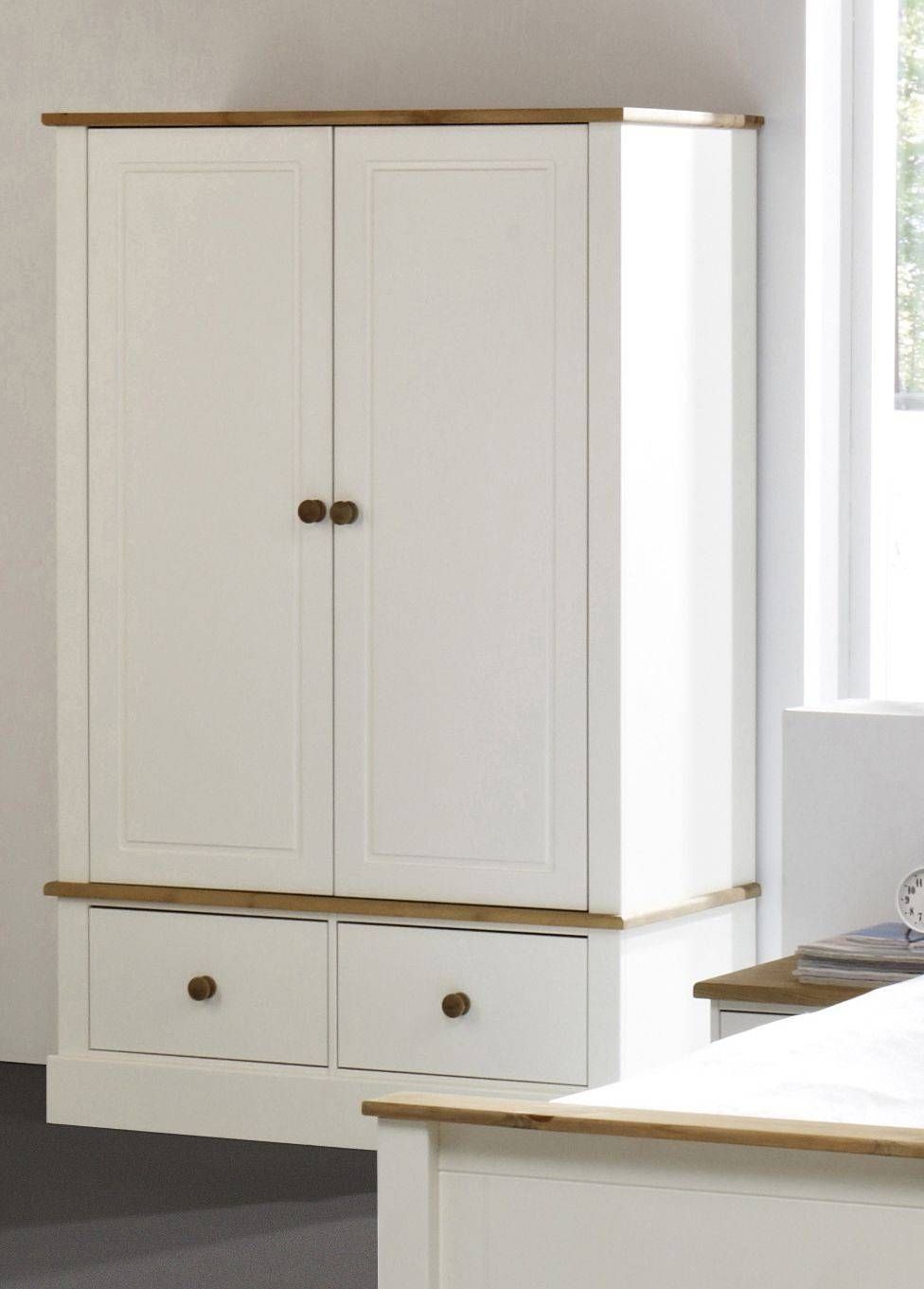 Balmoral White Double Wardrobe With 2 Drawers | Bedroom Furniture With White Wardrobes With Drawers (View 6 of 15)