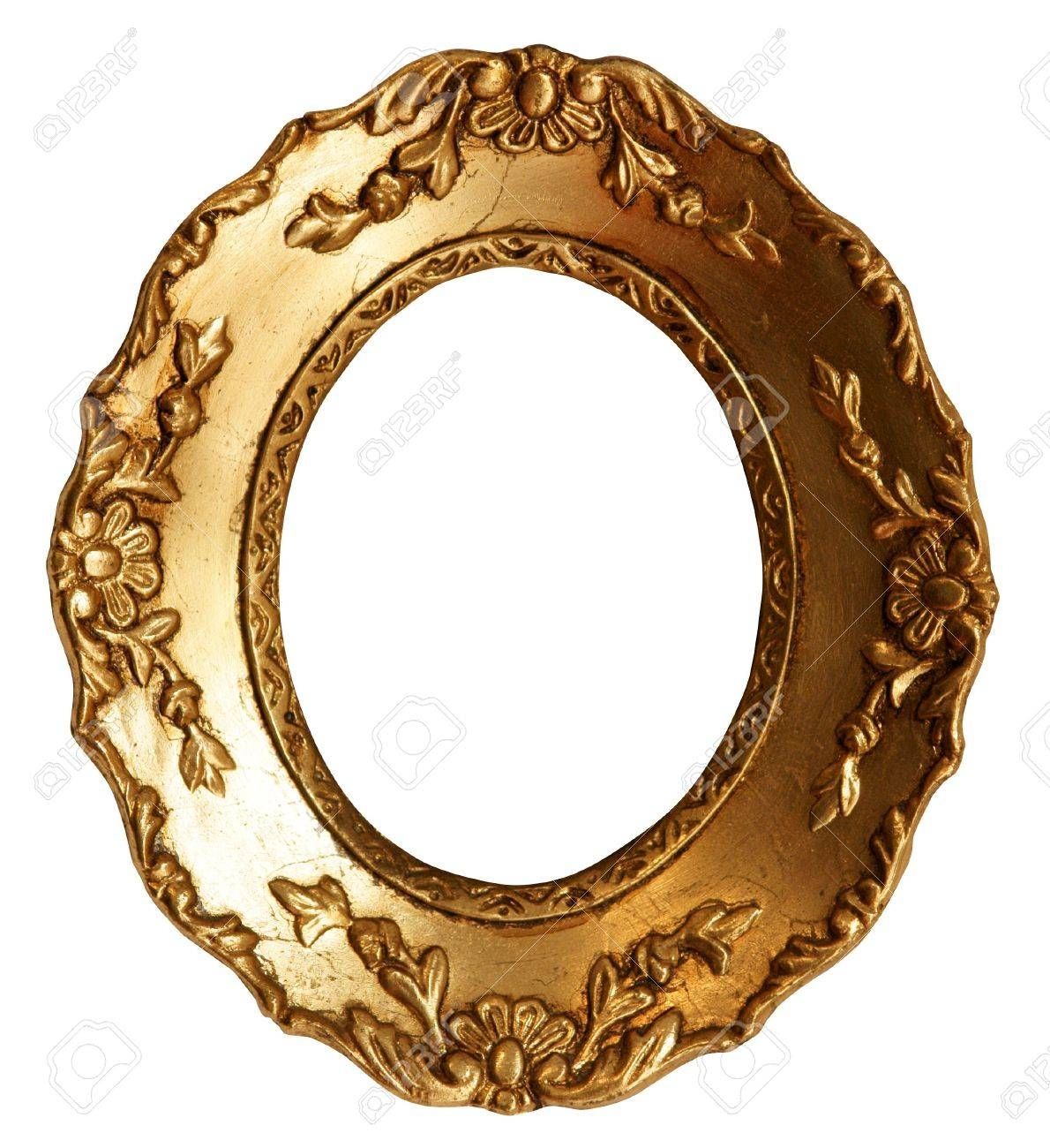 Baroque Small Gold Mirror / Picture Frame With Ornaments To Put Within Small Baroque Mirrors (View 7 of 25)
