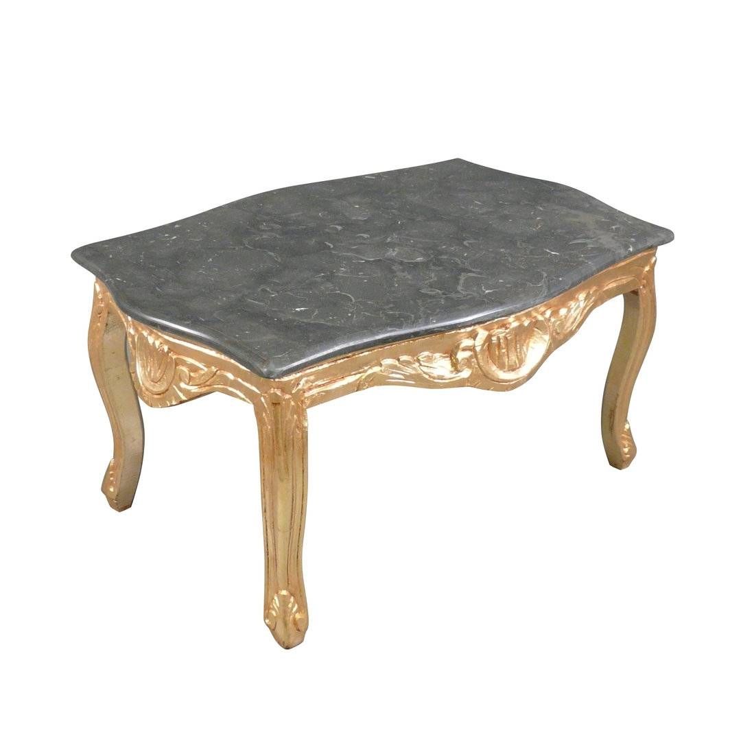 Baroque Wooden Coffee Table In Gilded Wood – Baroque Furniture With Regard To Baroque Coffee Tables (Photo 11 of 11)